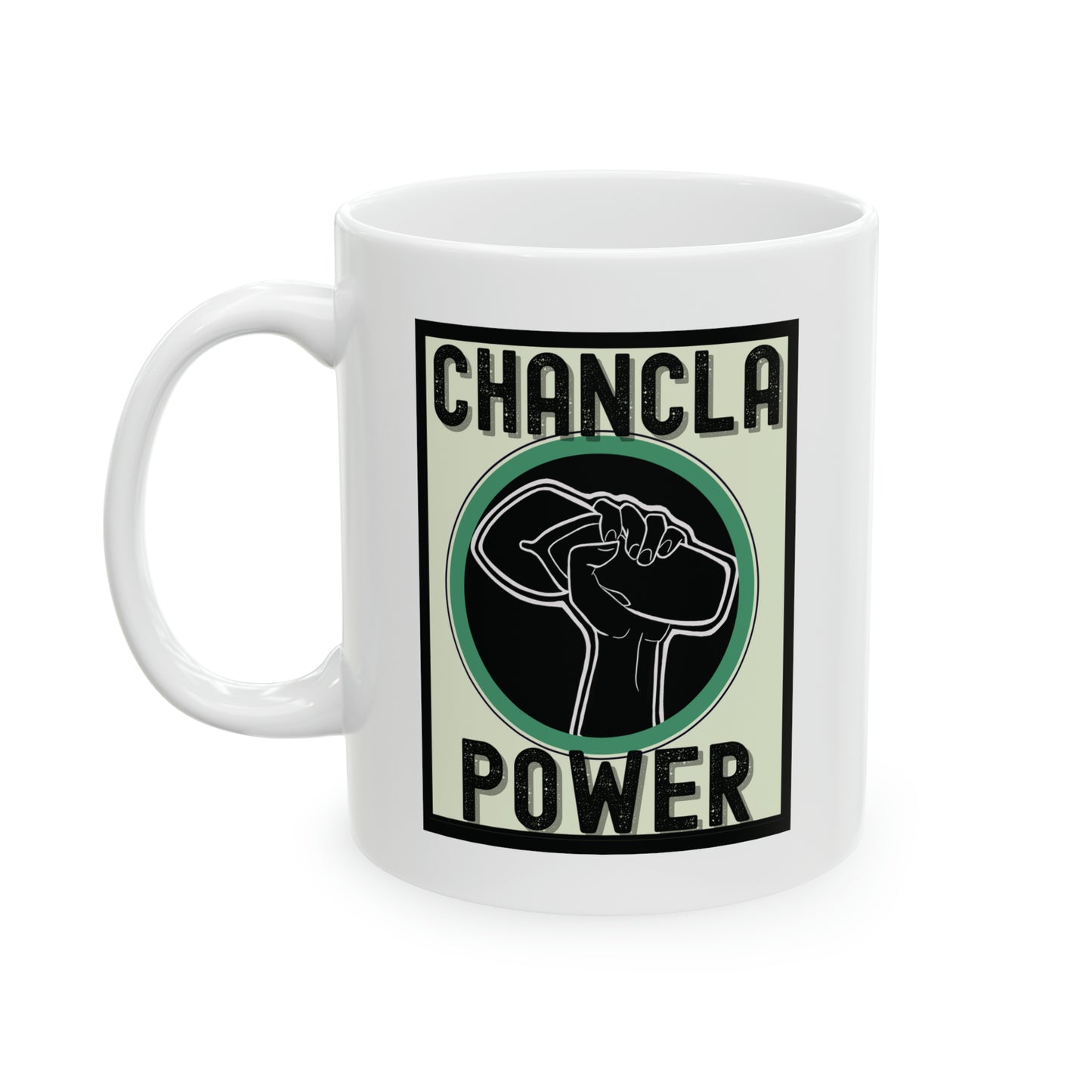 11oz - Chancla Power Mug - (Green)