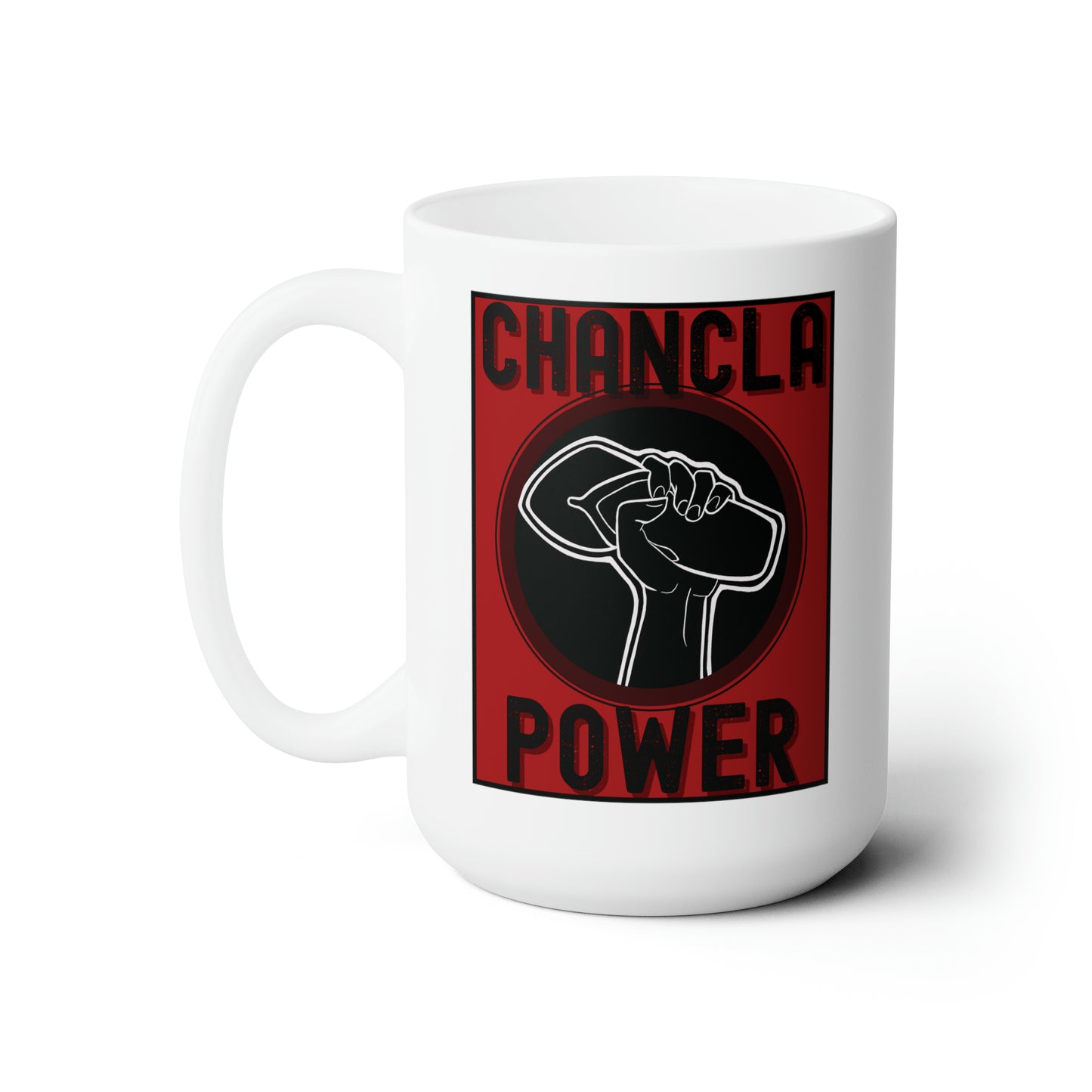 15oz - Chancla Power Mug - (Red)