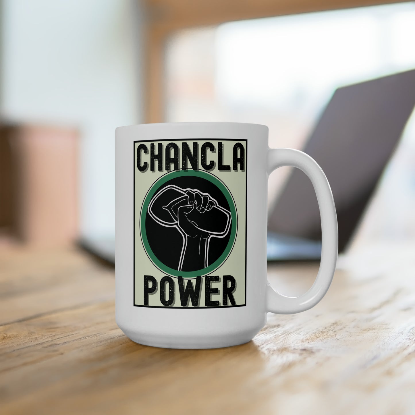 15oz - Chancla Power Mug - (Green)