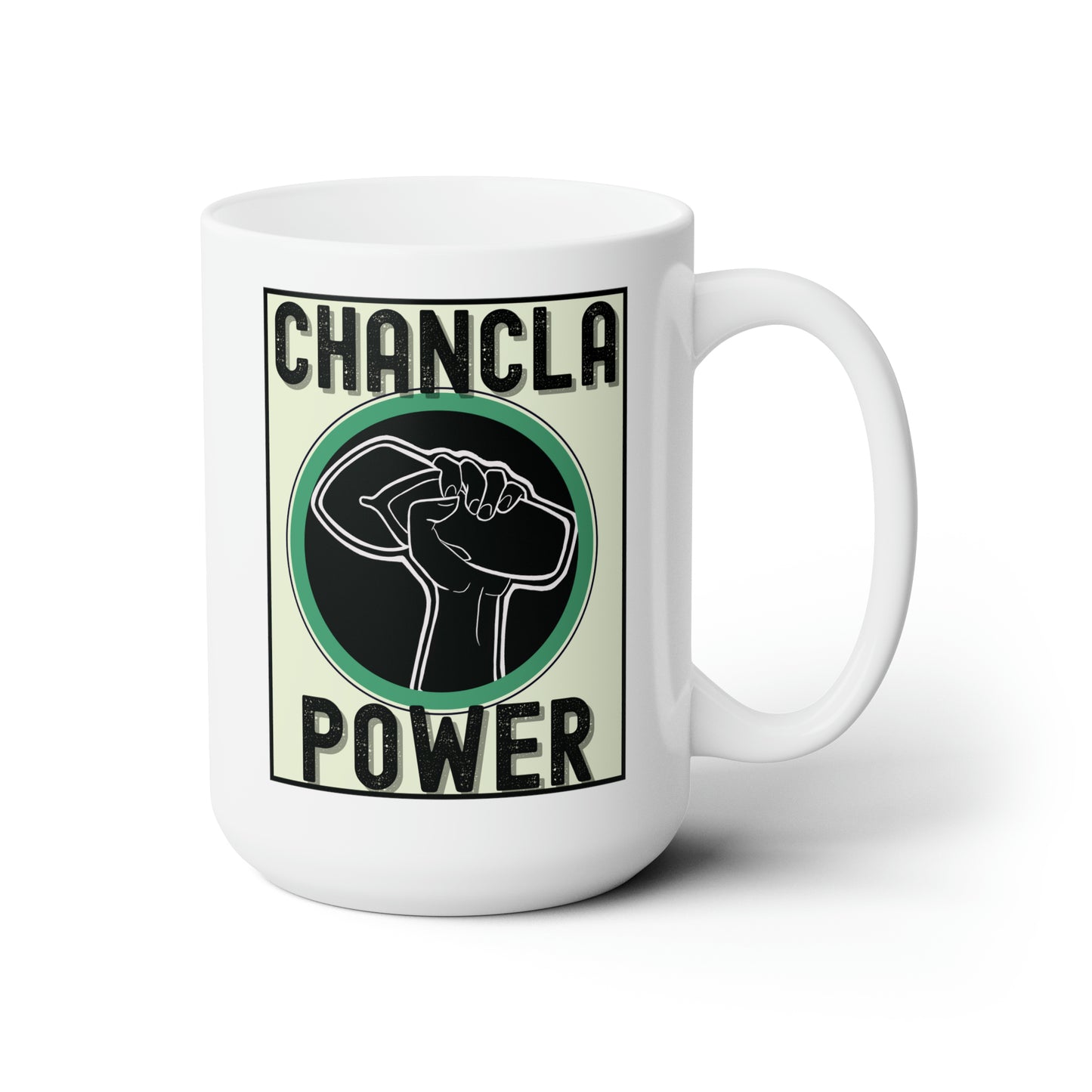 15oz - Chancla Power Mug - (Green)