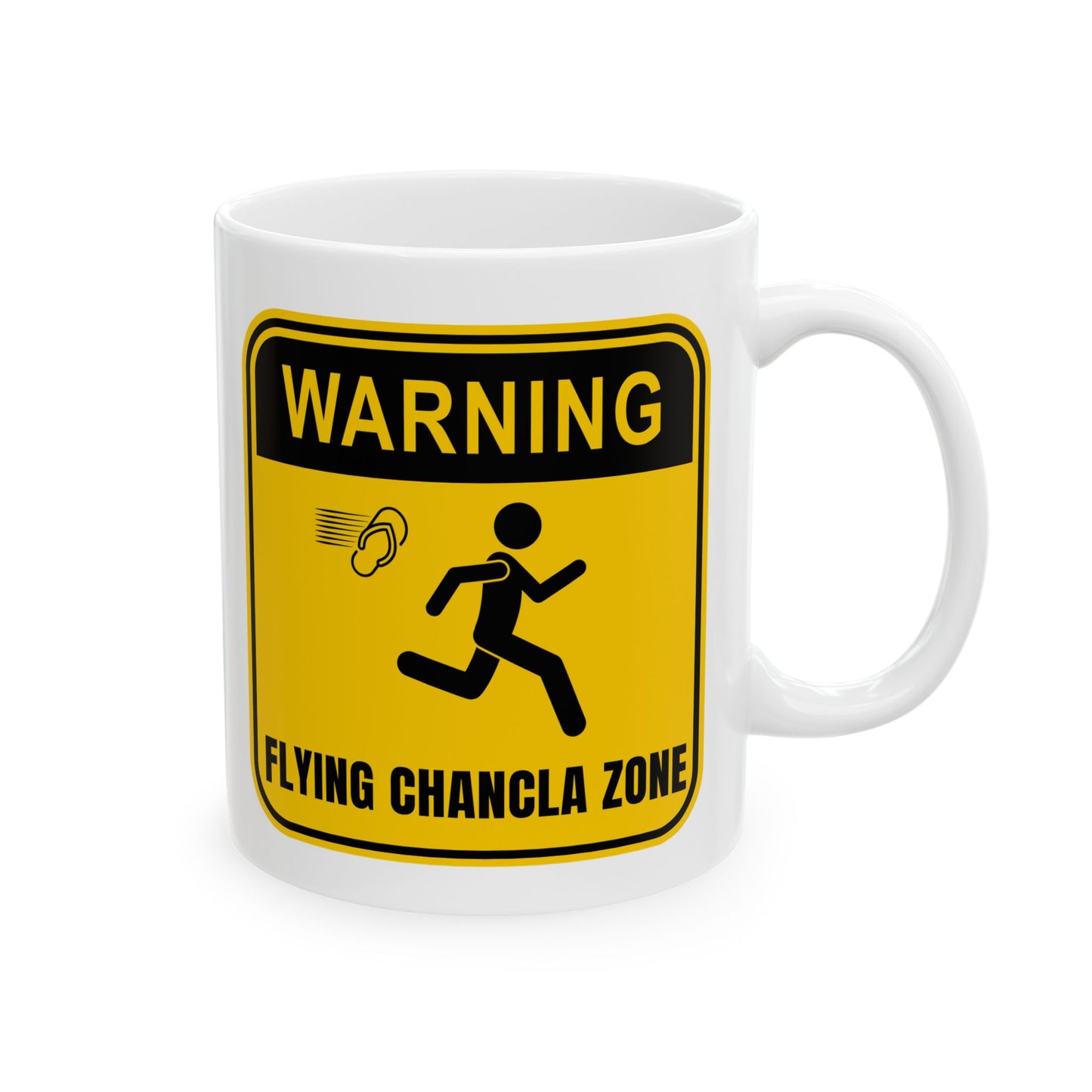 11oz - Mug - Flying Chancla Zone - Square