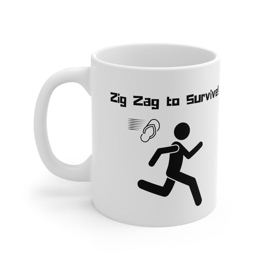 11oz - Mug - Zig Zag to Survive