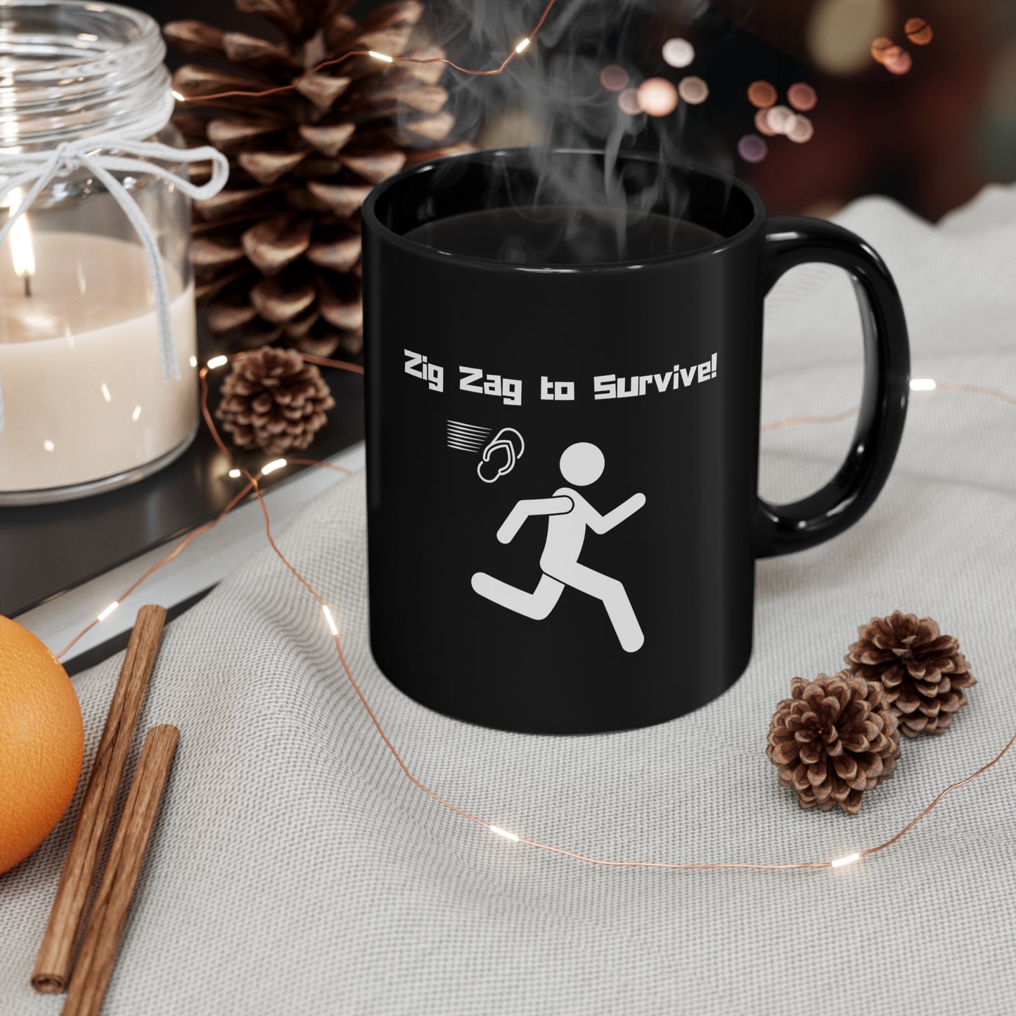 11oz - Mug - Zig Zag to Survive