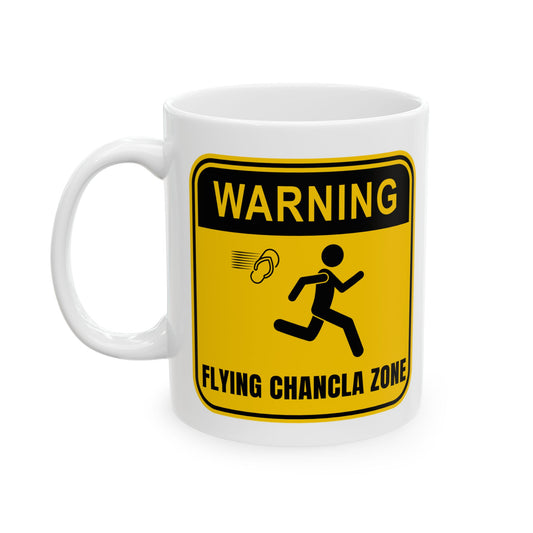 11oz - Mug - Flying Chancla Zone - Square