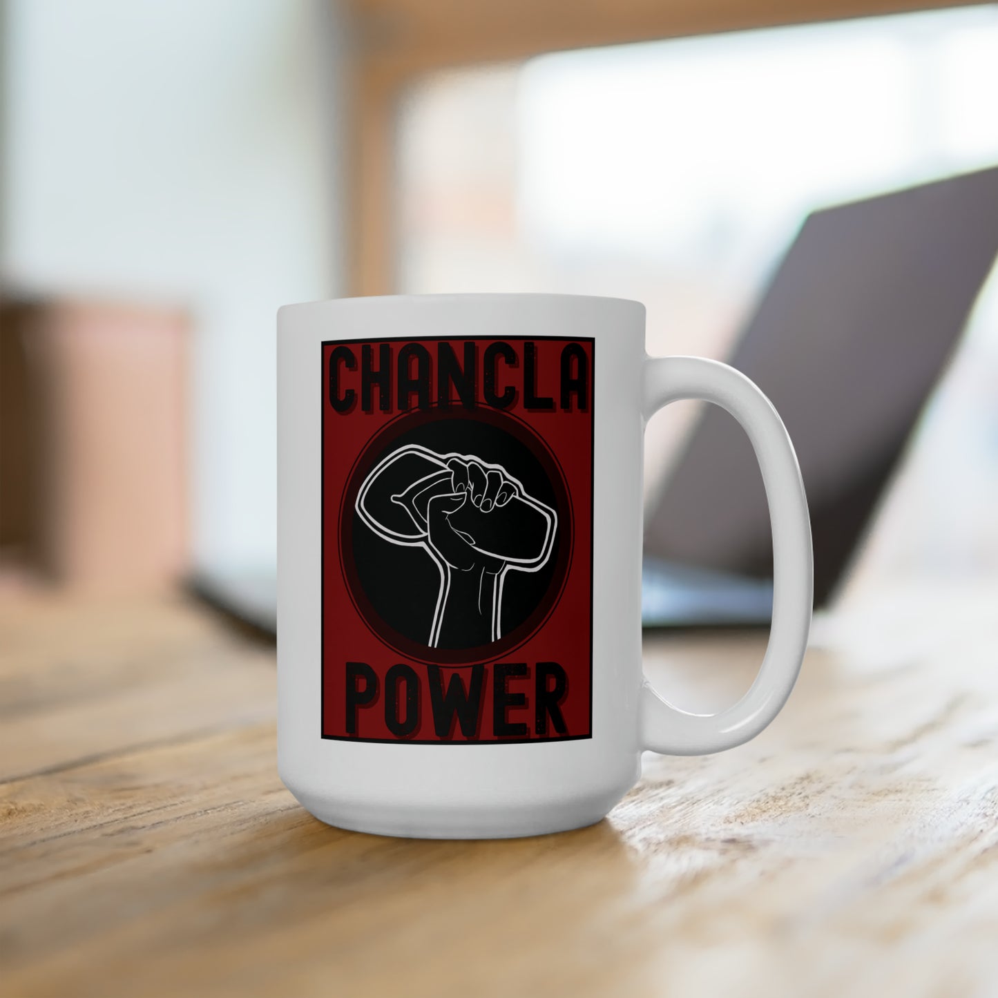 15oz - Chancla Power Mug - (Red)